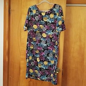LuLaRoe Julia dress 3XL. Excellent condition